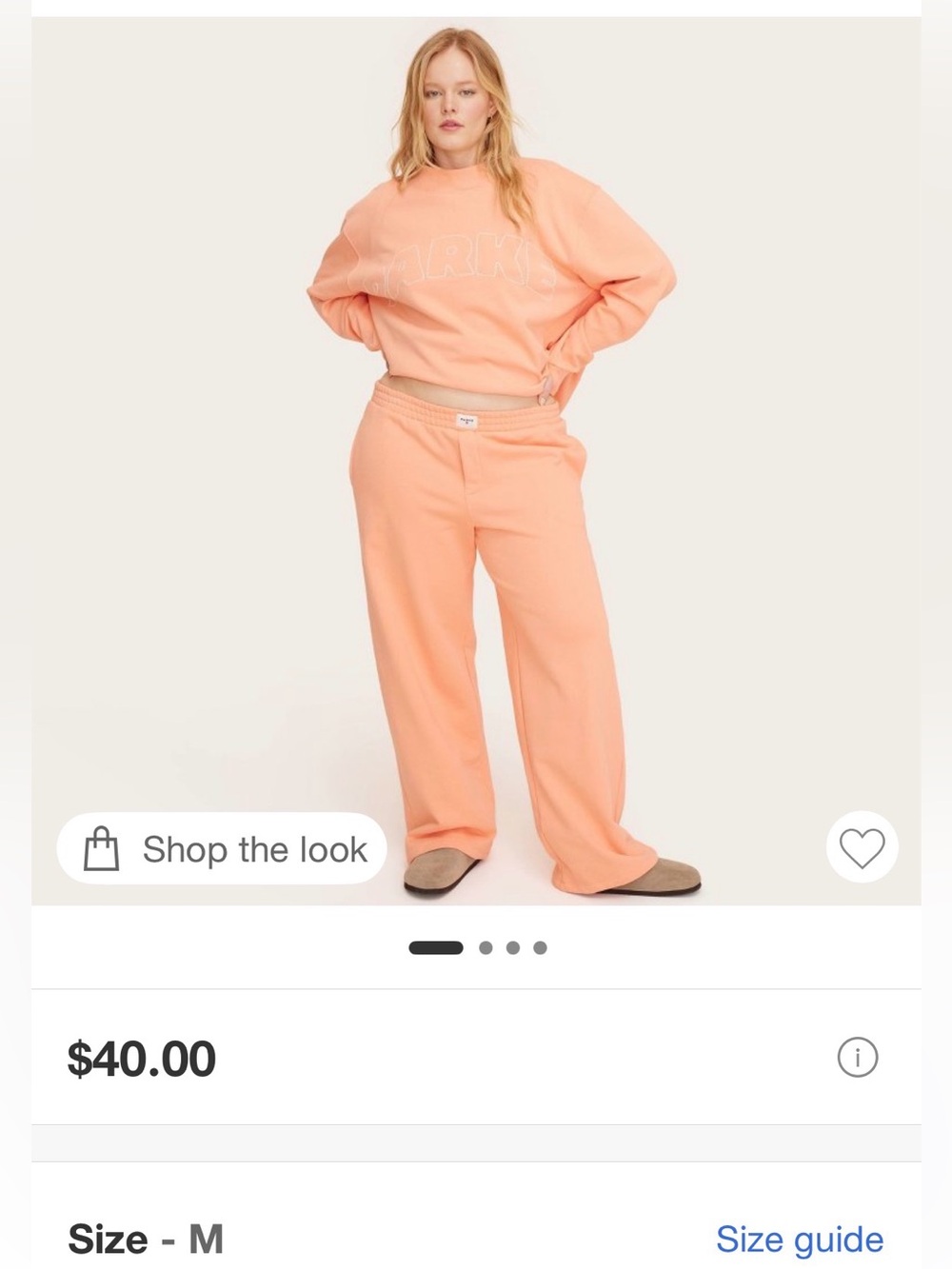 Parke x Target sweatpants